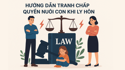 Hướng dẫn giải quyết tranh chấp quyền nuôi con khi ly hôn năm 2025