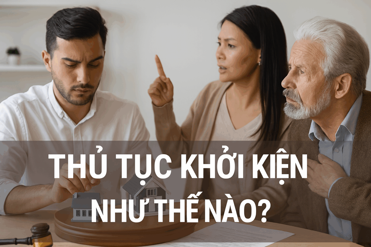 Thủ tục khởi kiện yêu cầu chia di sản thừa kế là nhà đất mới nhất năm 2025