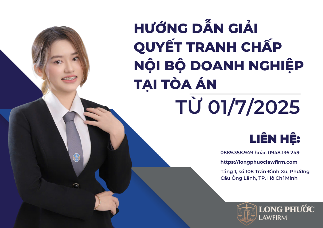 Hướng dẫn giải quyết tranh chấp nội bộ doanh nghiệp tại Tòa án từ ngày 01/7/2025